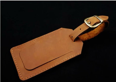 Hang Tag Cuero Natural