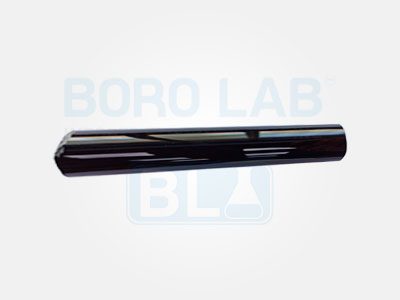 Tubo Borosilicato 3.3 Negro Sólido 25 mm Ø x 4 mm Pared x 1350 mm Largo