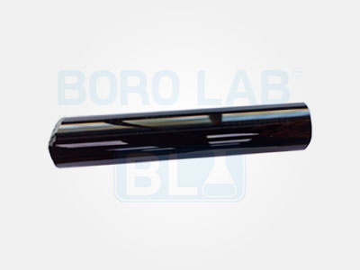 Tubo Borosilicato 3.3 Negro Sólido 32 mm Ø x 4 mm Pared x 1350 mm Largo