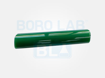 Tubo Borosilicato 3.3 Verde Sólido 32 mm Ø x 4 mm Pared x 1350 mm Largo