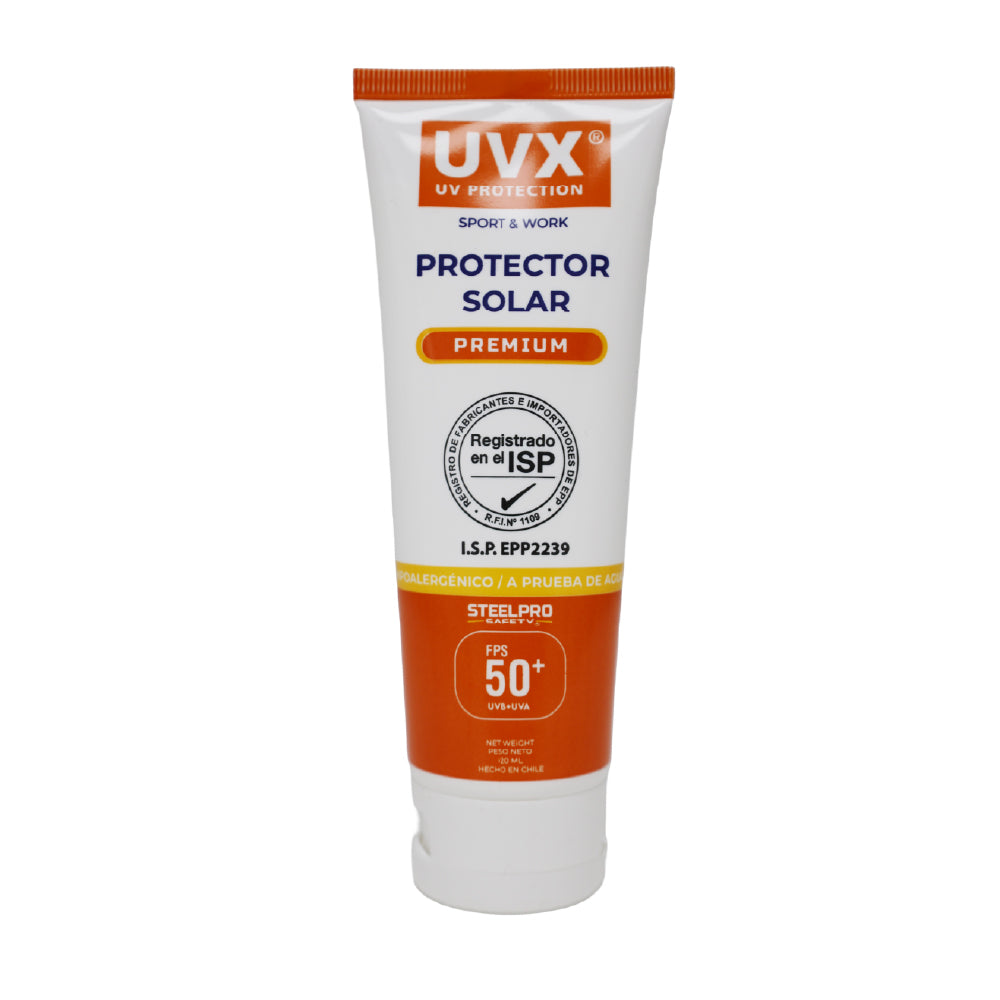 Crema Protección Solar UVX 120 Grs. Premium